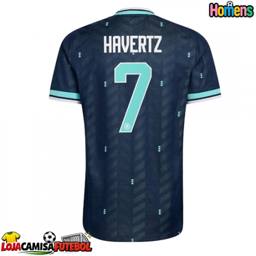 Camisa de Futebol Alemanha Kai Havertz #7 Equipamento Secundário Mundo 2026 Manga Curta